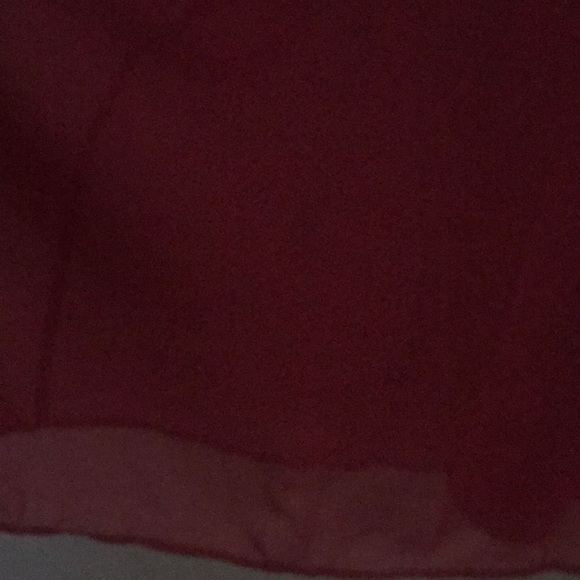 Azazie Kailyn Bridesmaid Dress in Burgundy size 6 - Picture 5 of 8